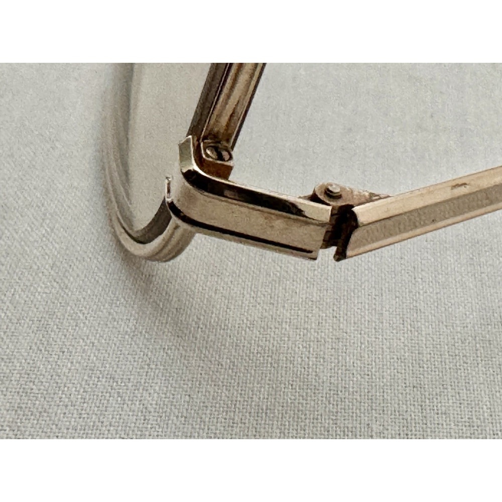 Vtg eyeglasses frames Universal 1/30 10k rgp 5 3/4 Gold Aviator - Picture 10 of 13